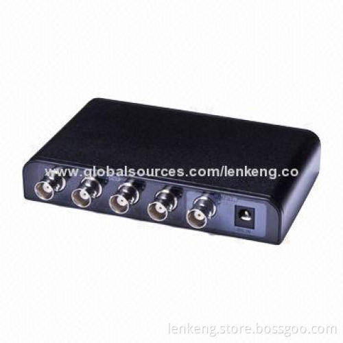 SDI to Composite Video Converter with 1*2 Splitters, Supports PAL/NTSC System